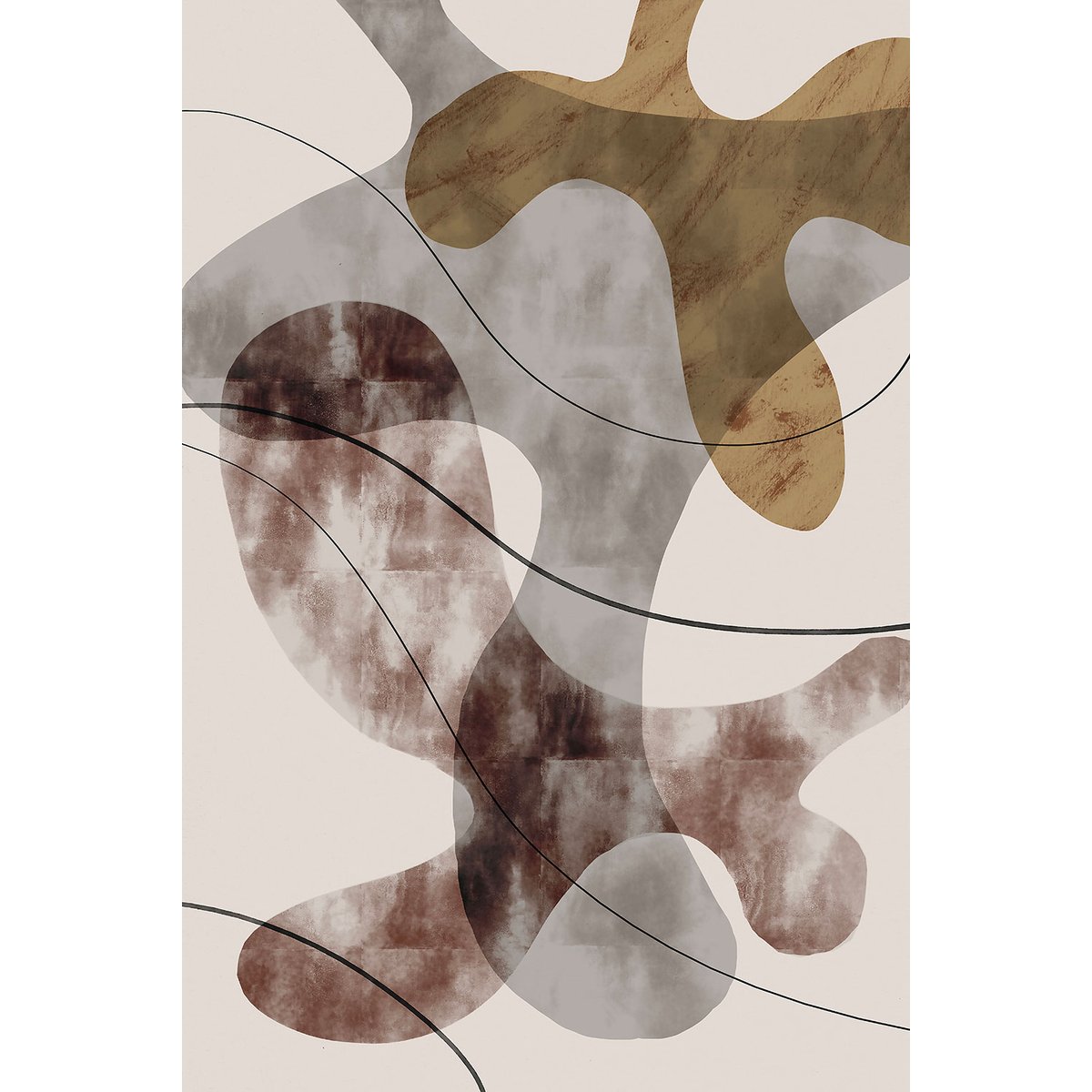 Tableau Organisme abstrait N°1 tableau alu dibond, HEXOA