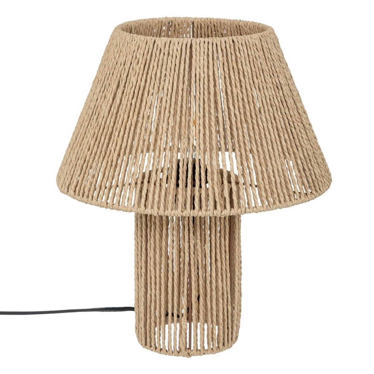 Lampe Corde Adria Naturel H38 beige, ATMOSPHERA
