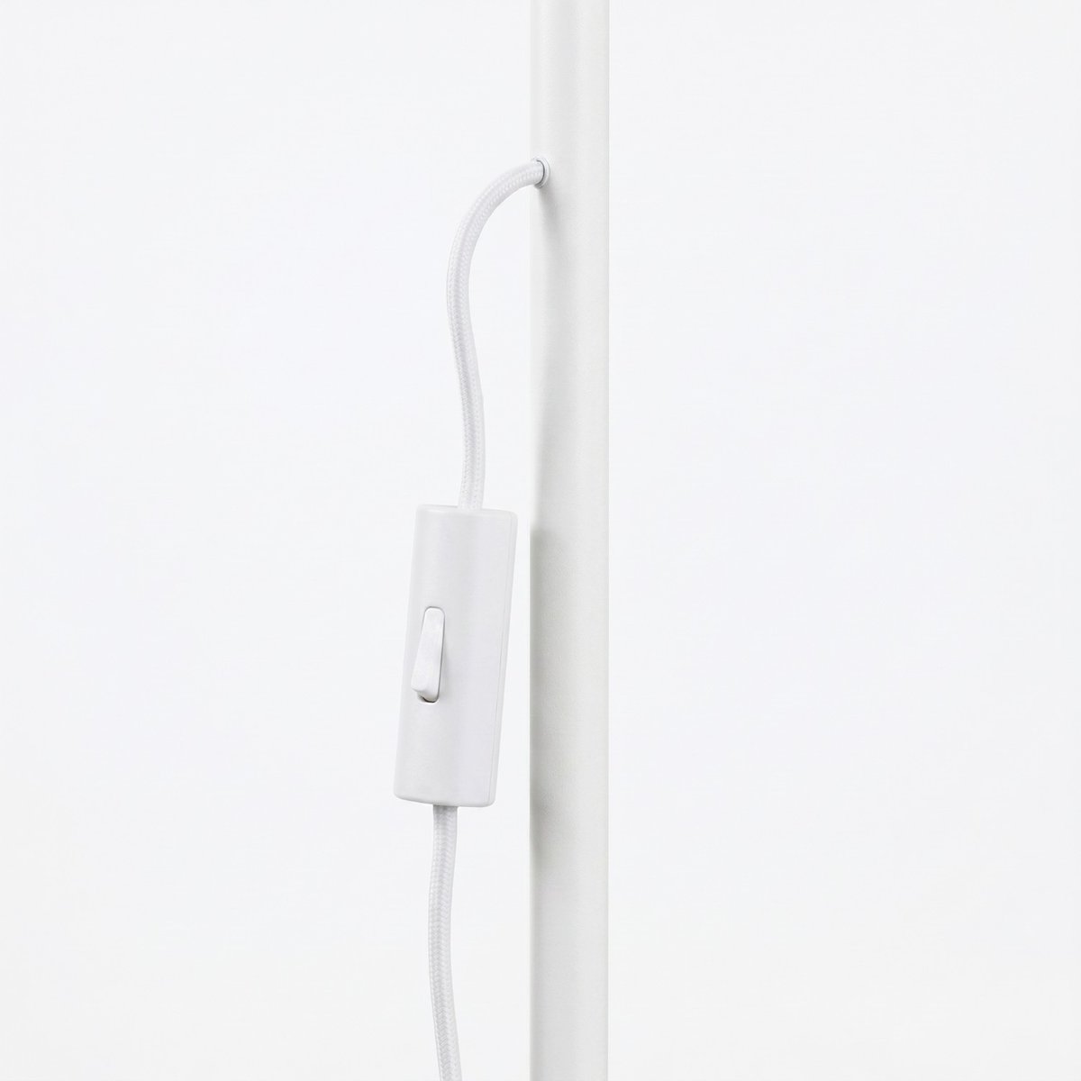 Lampadaire Aluminium Blanc GU10 1 KARBON blanc, EDEN