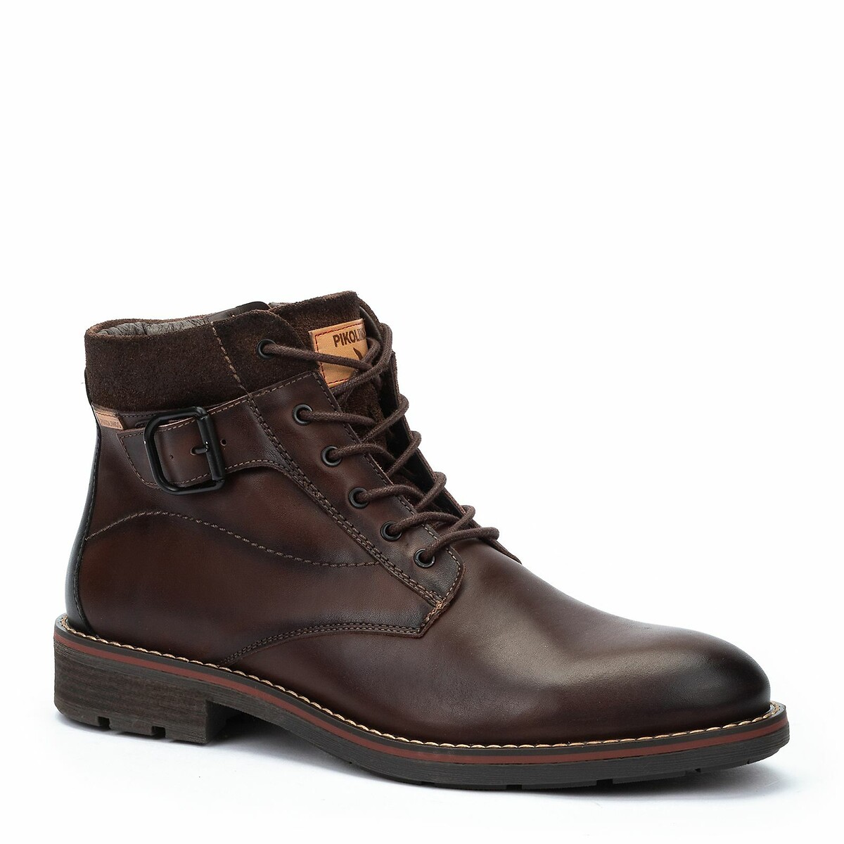 York Lace-Up Ankle Boots in Leather brown, PIKOLINOS