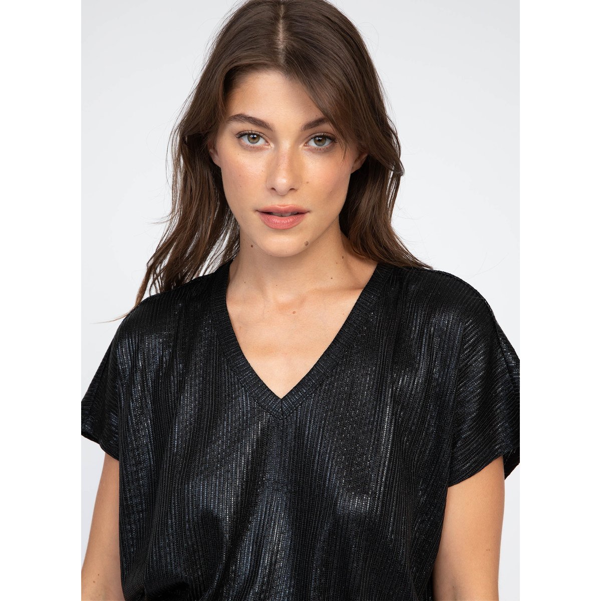 T-shirt AGNESSE noir, AN'GE