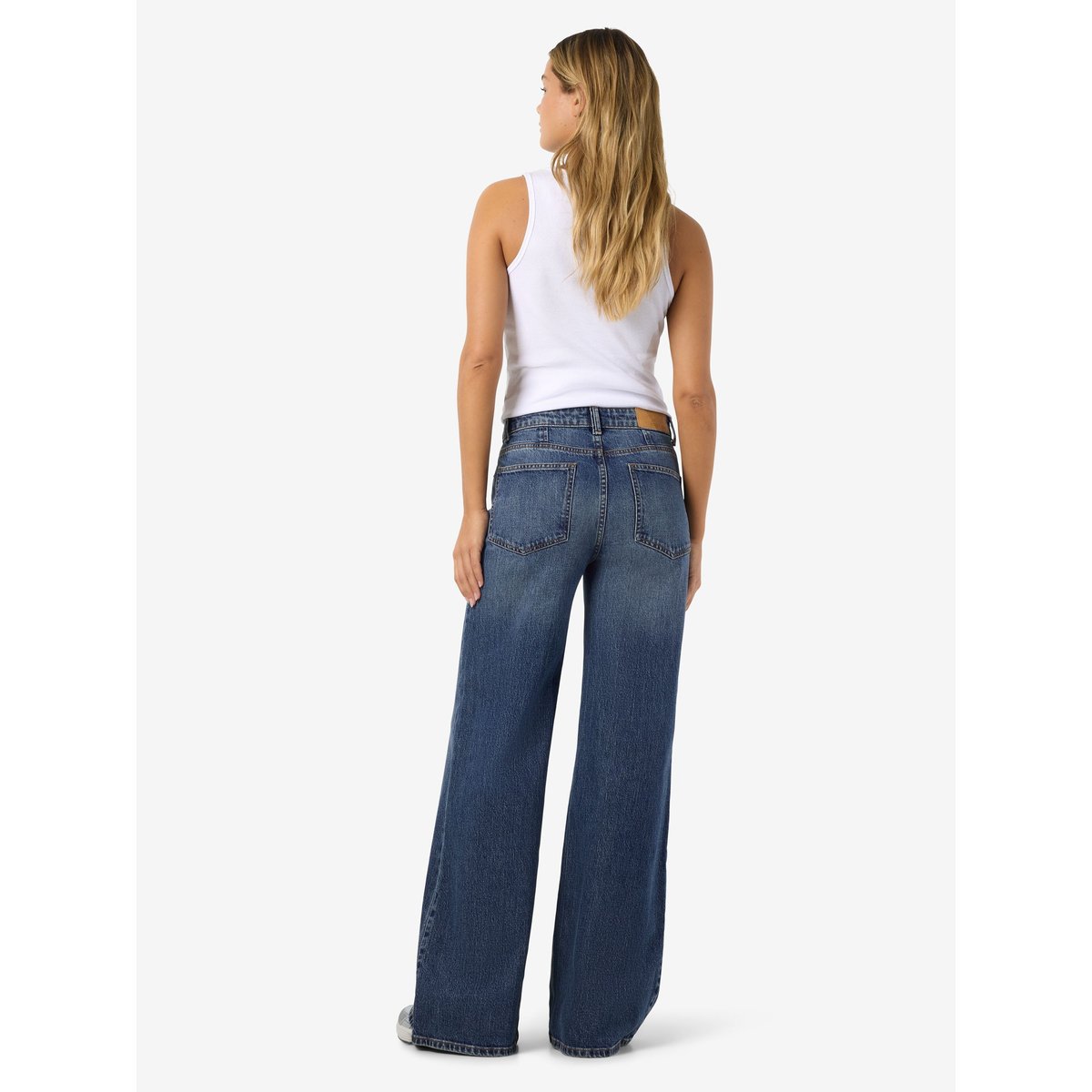 Jean À Coupe Ample NMNELLIE medium blue denim, NOISY MAY