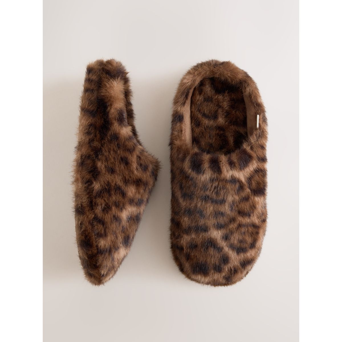 Chaussons mules animal/marron, NEXT