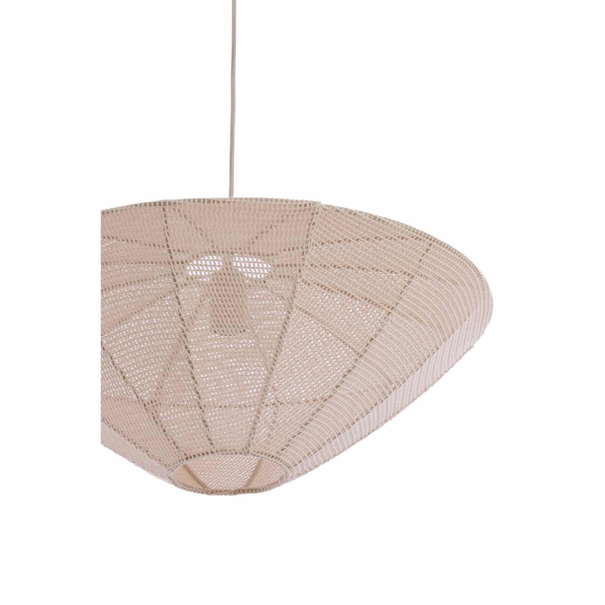 Suspension Textile SATILLA crème, LIGHT & LIVING