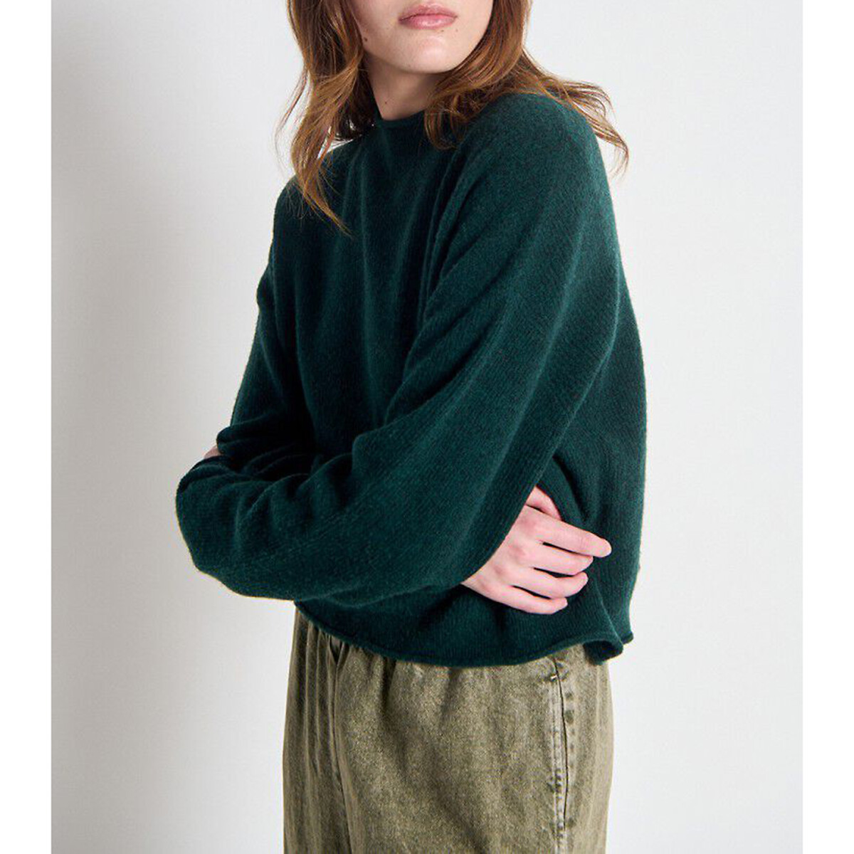 Raxow High Neck Jumper dark green, AMERICAN VINTAGE