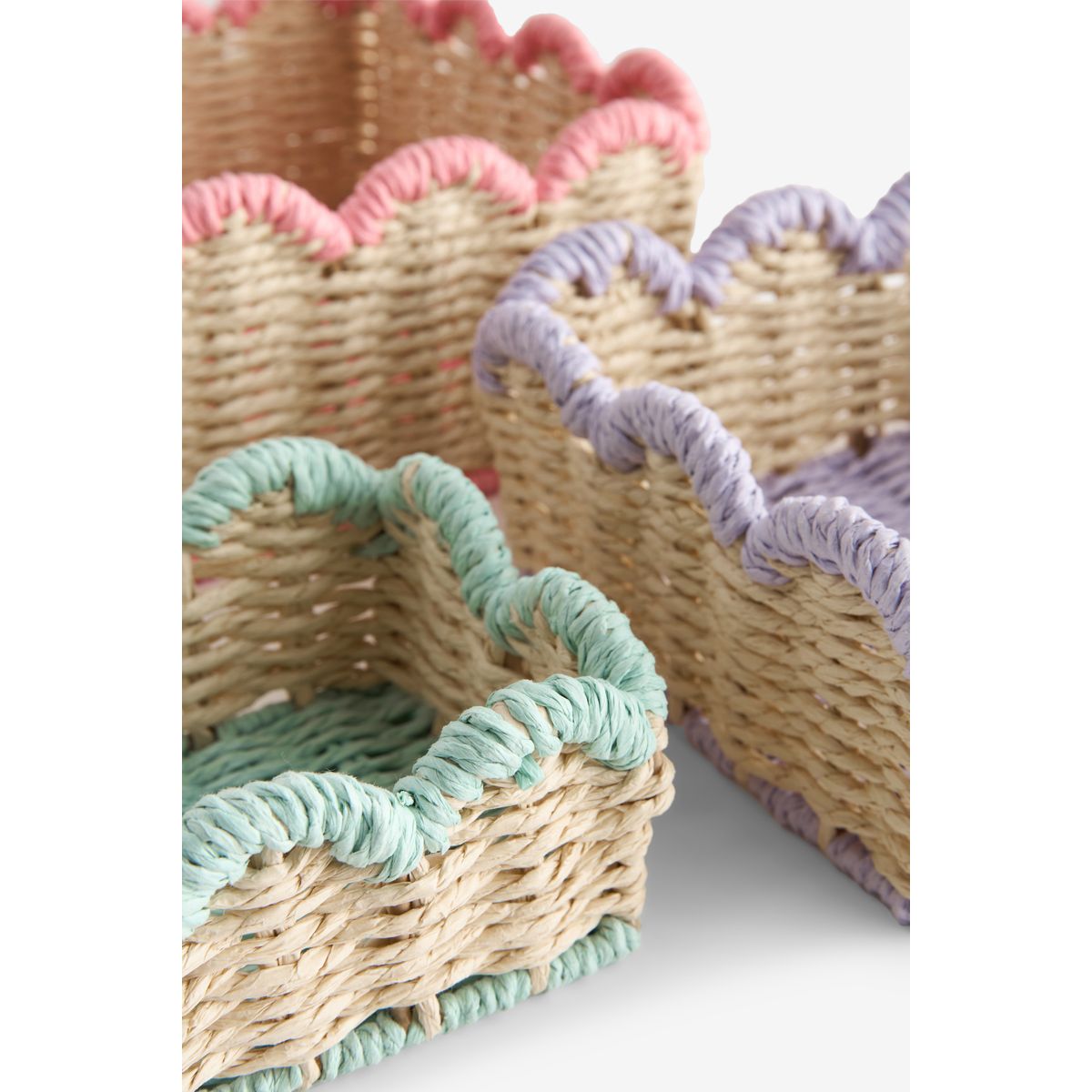 Paniers festonnés mini pastel, NEXT