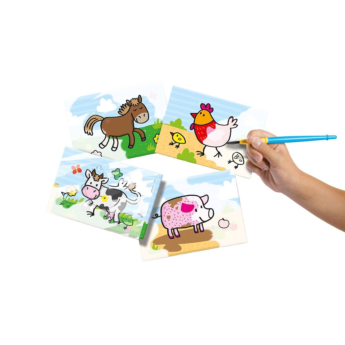 Pintar Com Agua - Animais Da Quinta My First, SES multicolor, SES