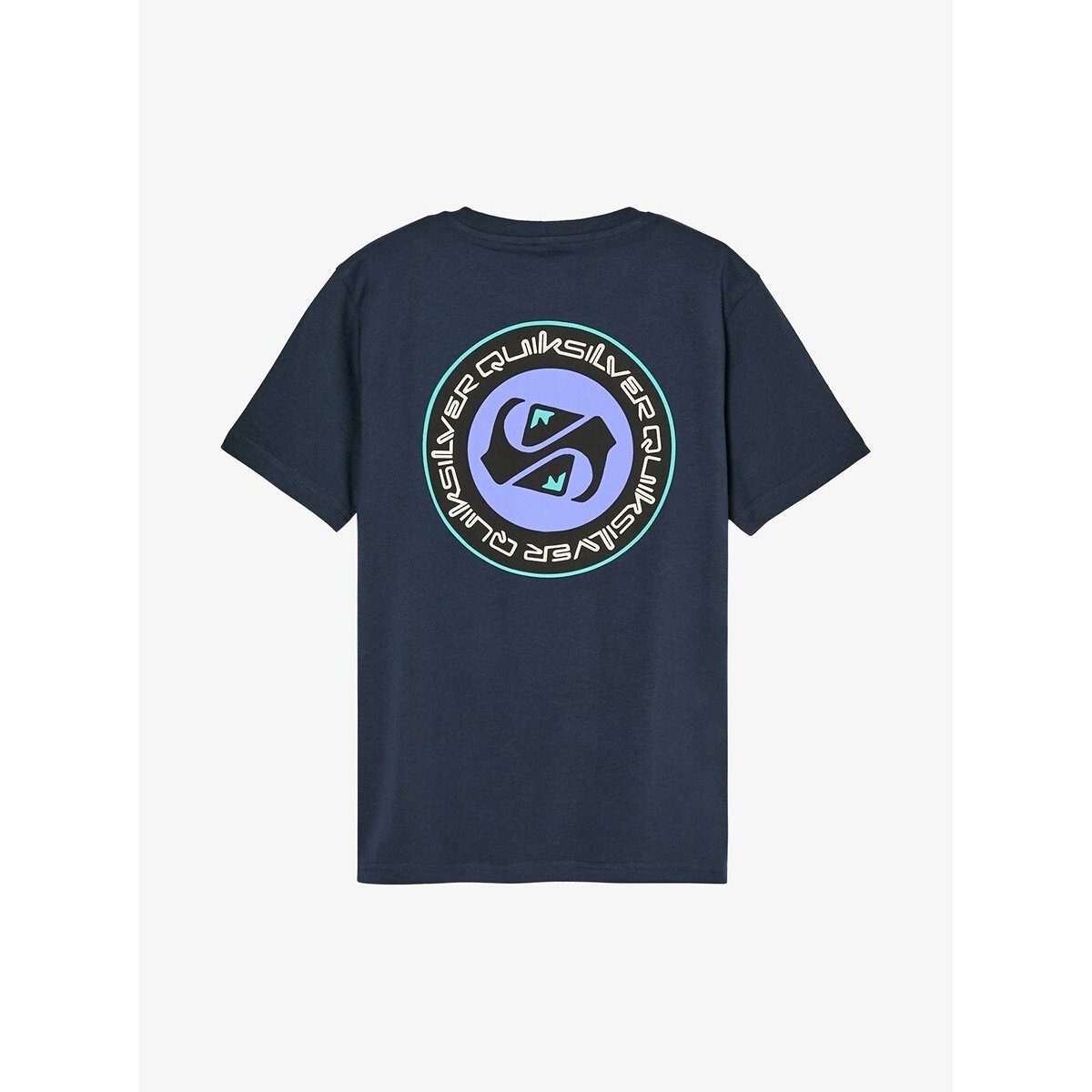 T-shirt à manches courtes, imprimé dos bleu marine, QUIKSILVER