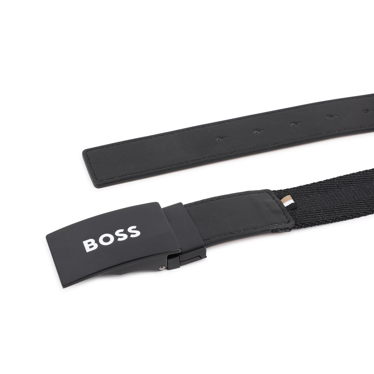 Ceinture réversible black, BOSS KIDSWEAR
