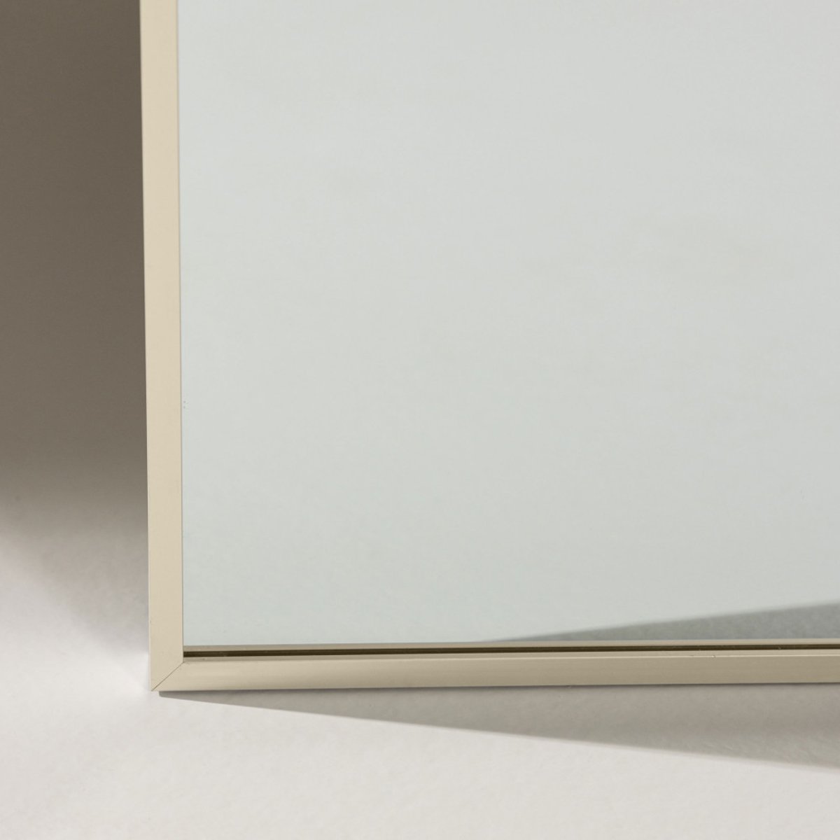 Miroir rectangulaire en aluminium 120x190cm- ORLANDO beige, VENTURE HOME