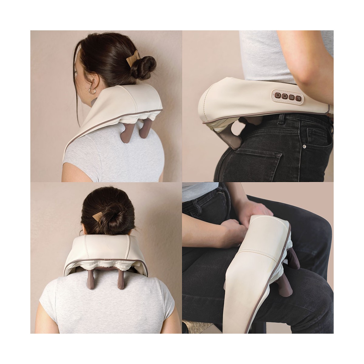 Masseur shiatsu cou et cervicales couleur unique, LIVOO