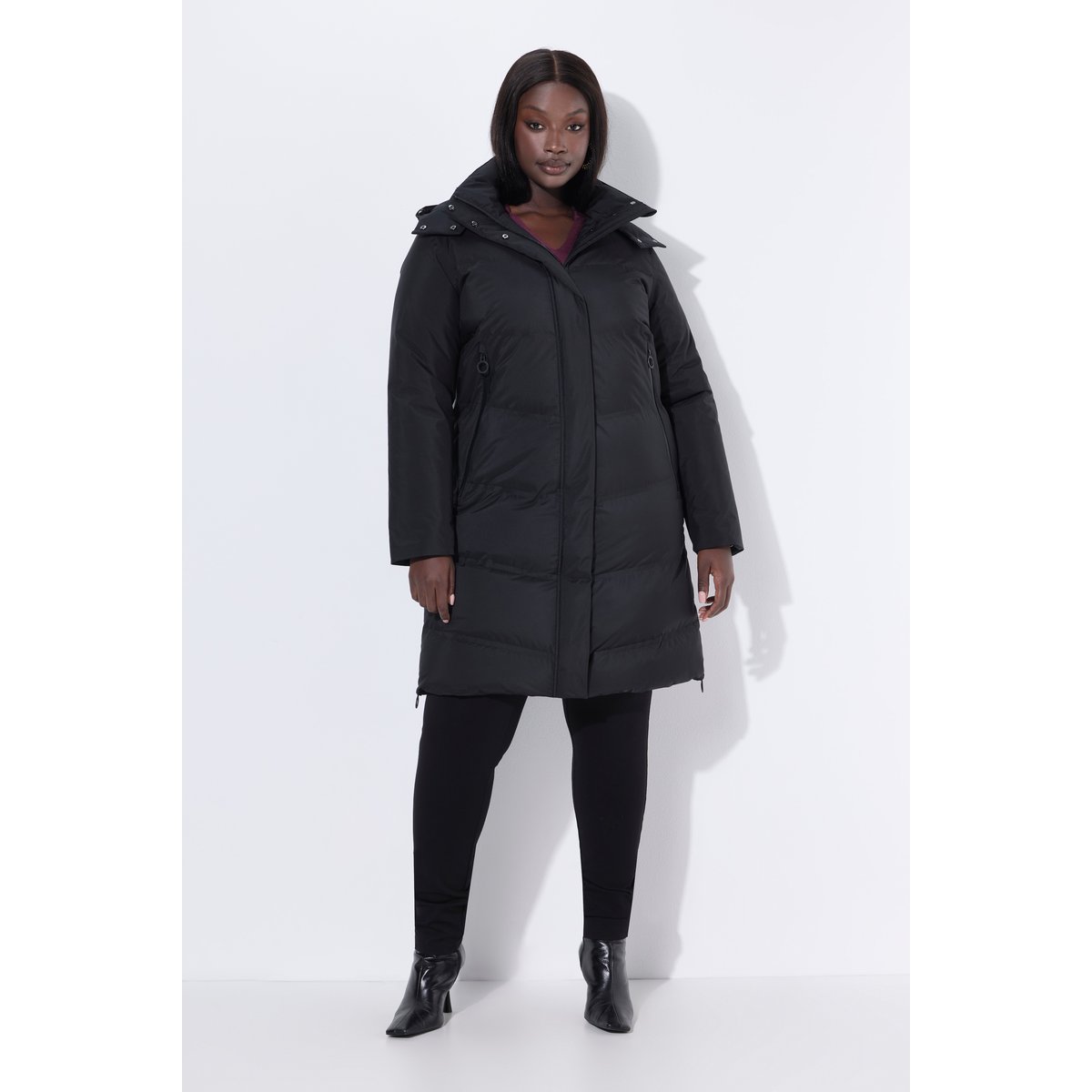 Manteau matelassé technique Sympatex noir, ULLA POPKEN