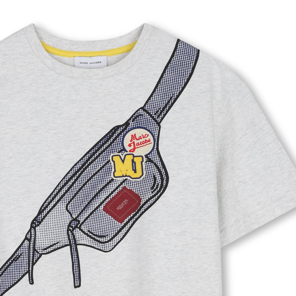 Tee-shirt manches courtes gris chine clair, MARC JACOBS
