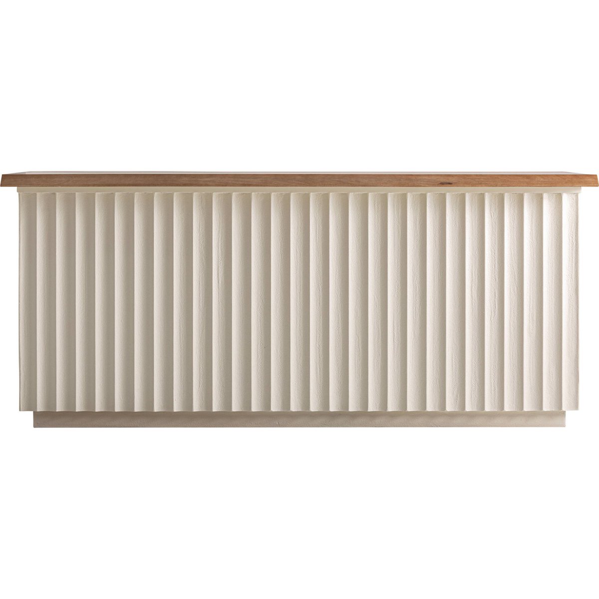 Comptoir de bar contemporain en bois blanc et brun, RECOLLECTION