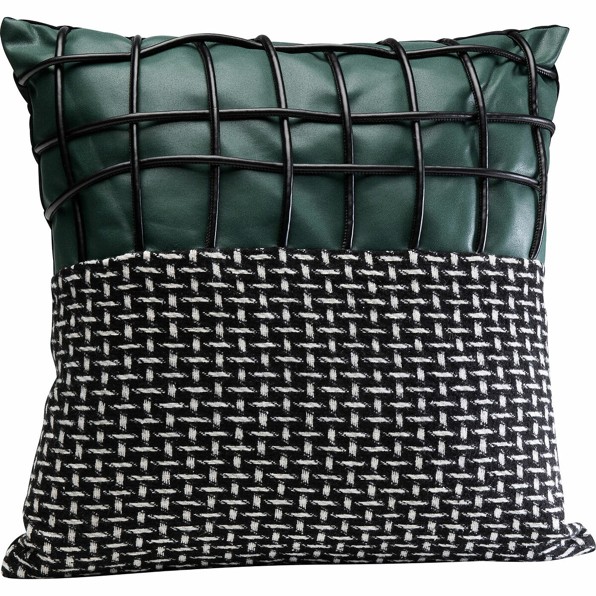 Coussin Ella Duo 45x45cm noir, KARE DESIGN