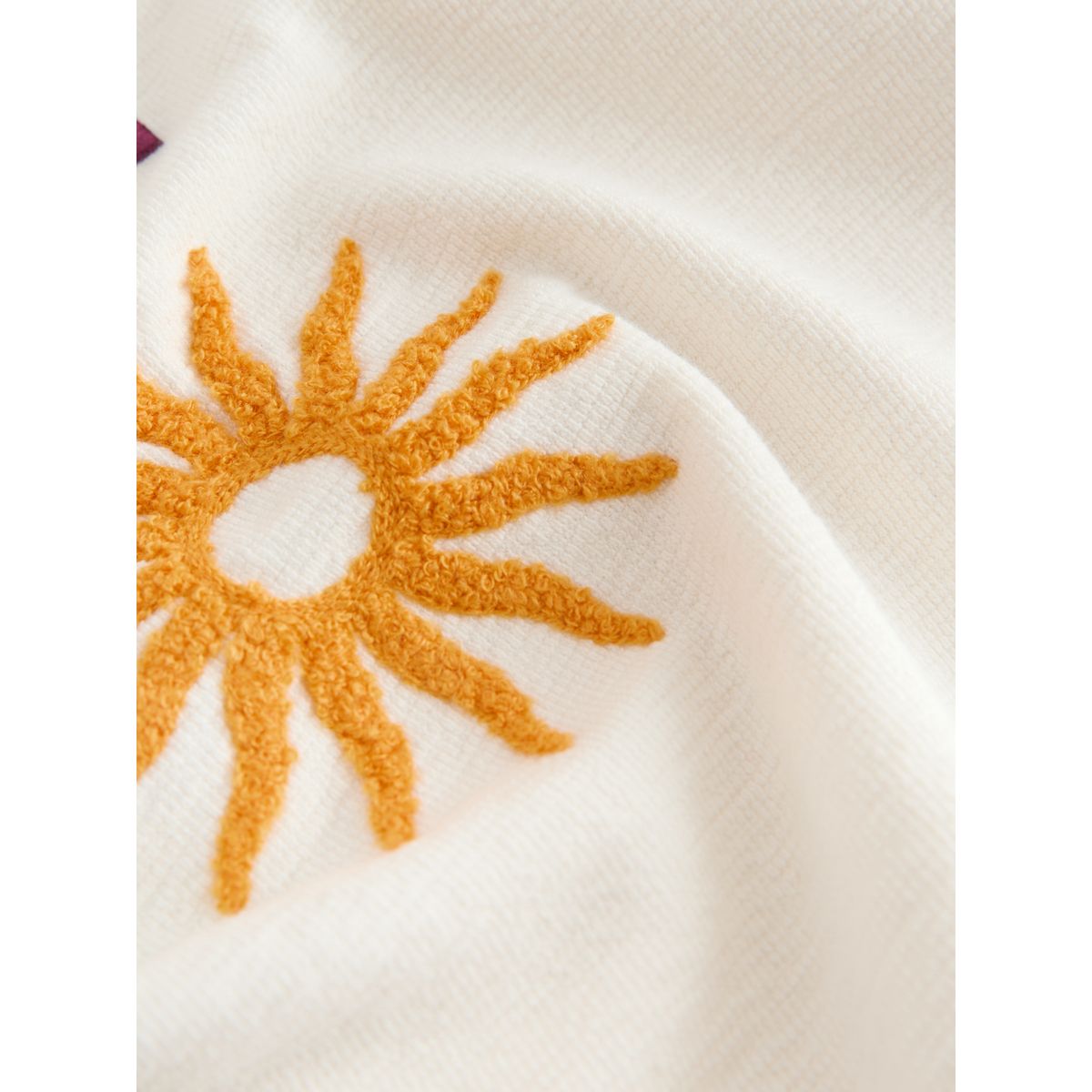 T-shirt écru avec broderie et motif estival écru, NEXT