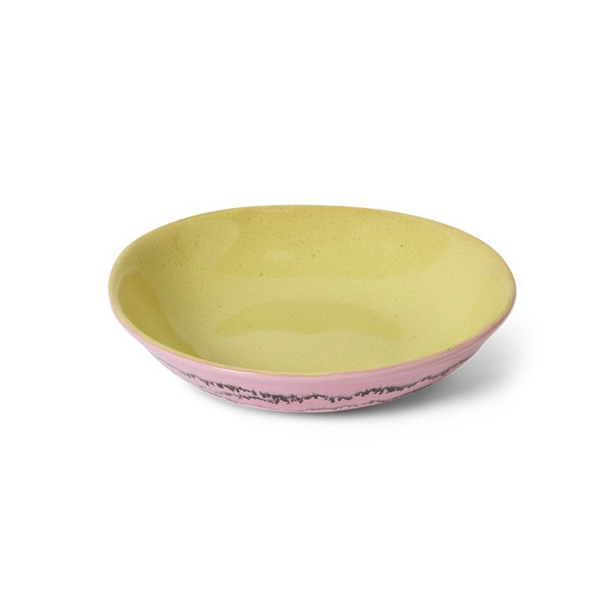 Assiette à curry grès Bubble set de 2 multicolore, HKLIVING