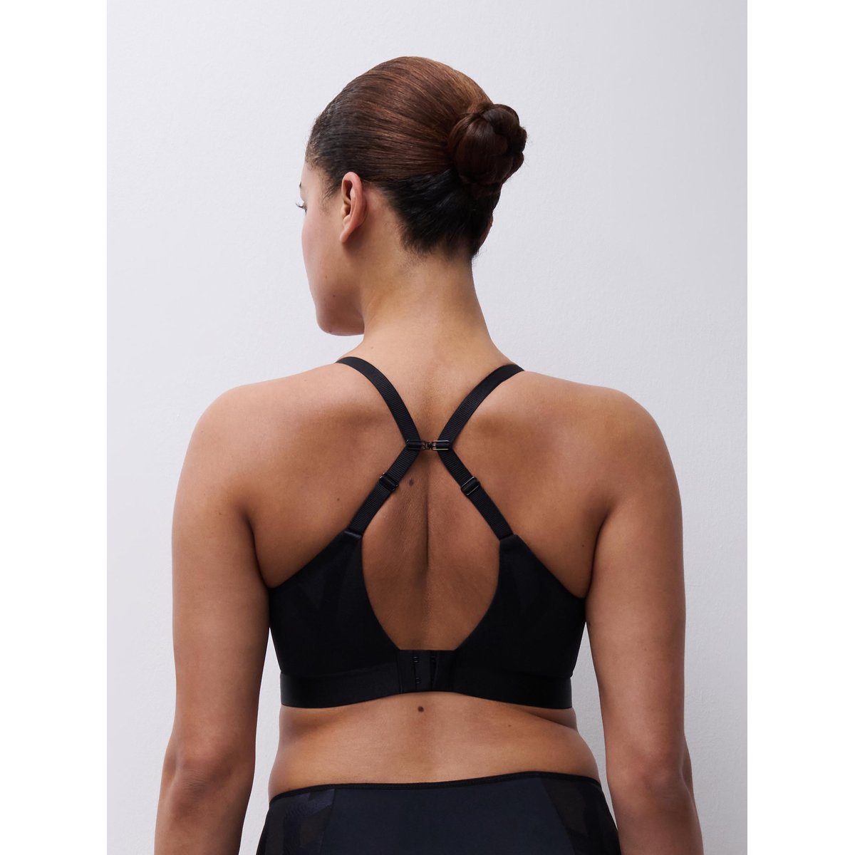 Soutien-gorge sans armature maintien GLAZE noir, CHANTELLE