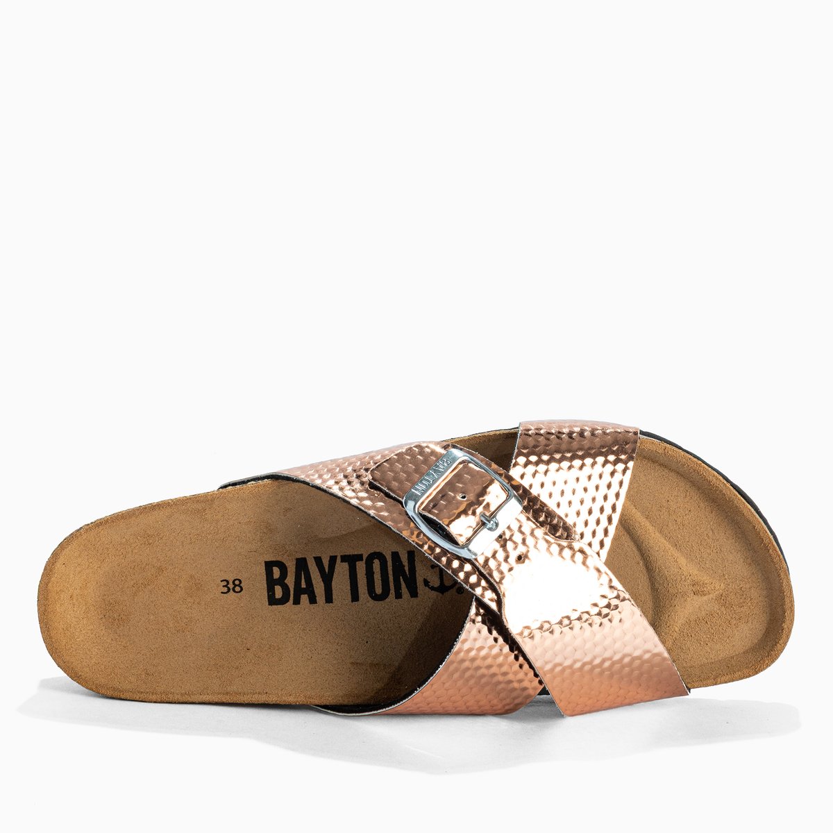 Sandales ERA rose-or, BAYTON
