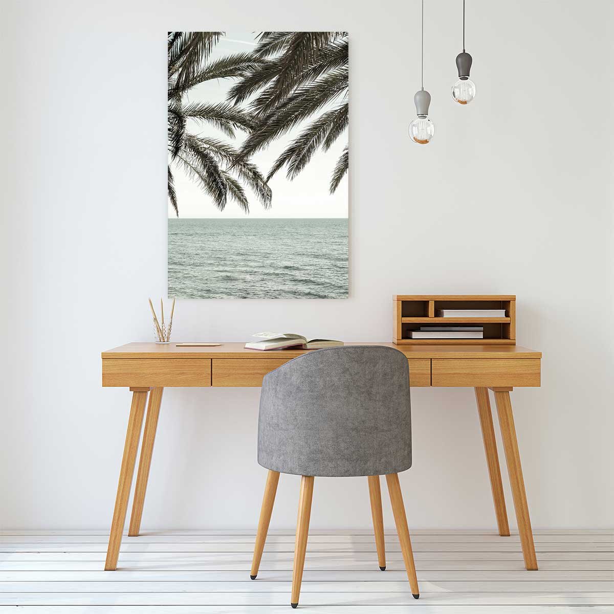 Tableau plage tropicale secrète tableau alu dibond, HEXOA