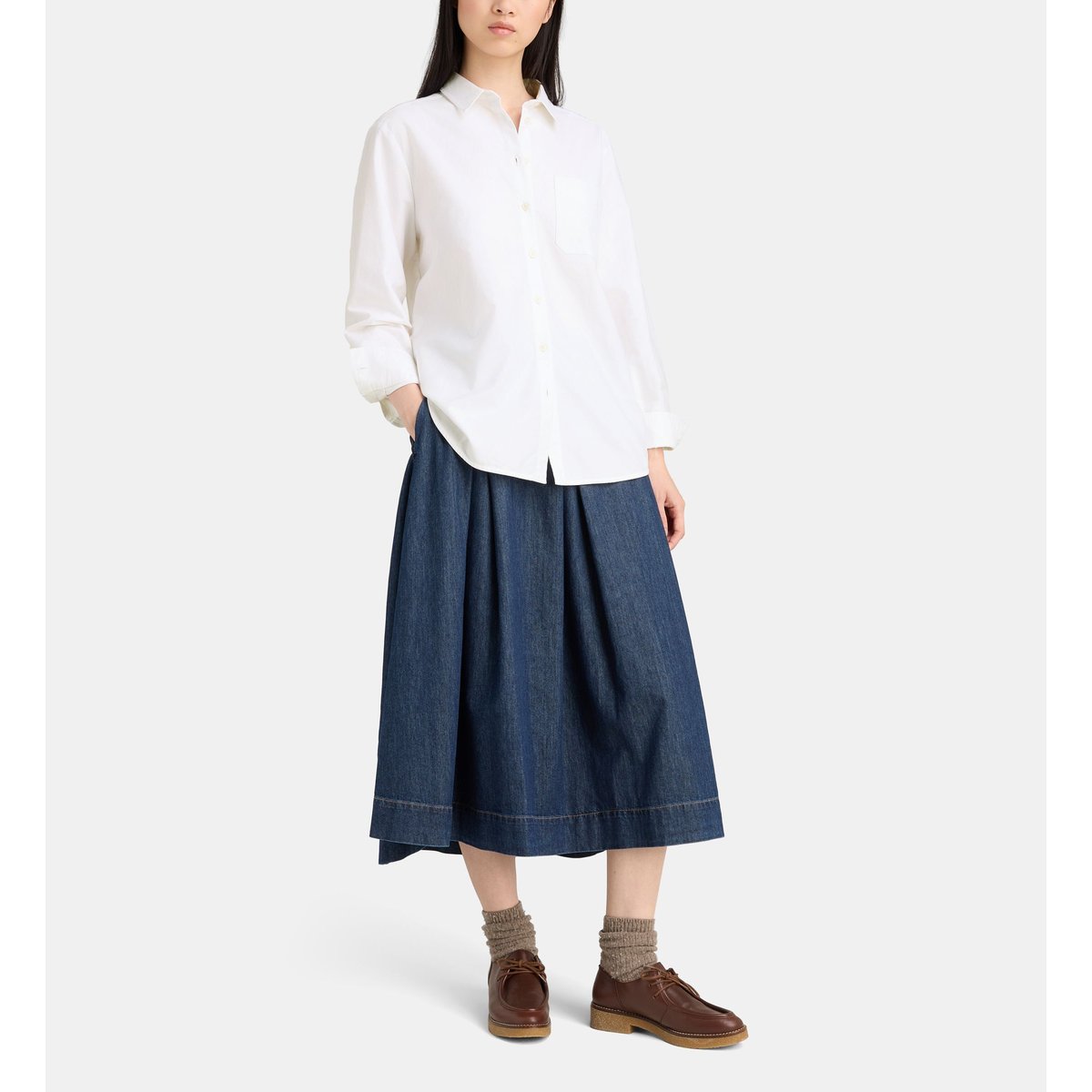 Chemise droite obry coton blanc, JODHPUR