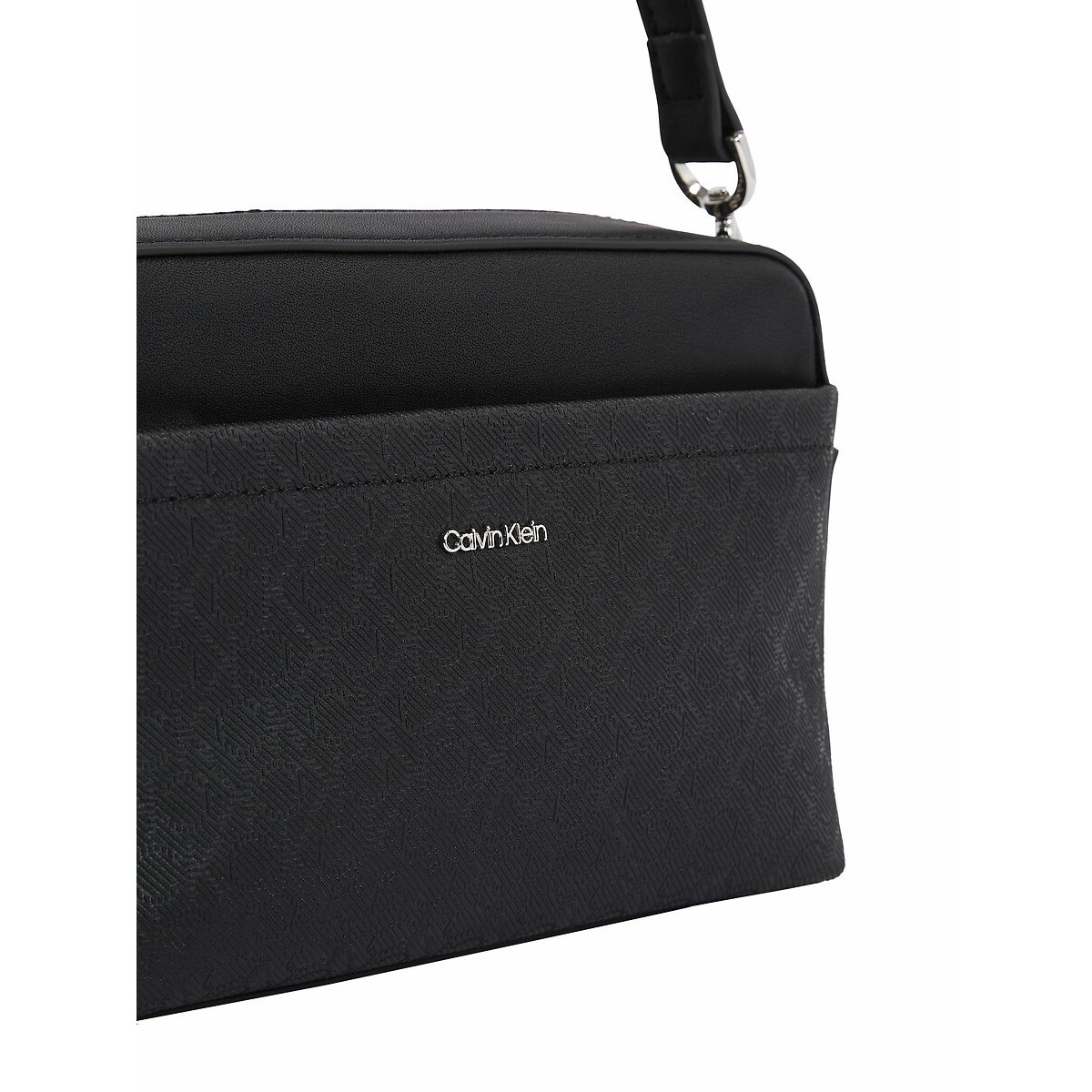 Carteira com alça tiracolo preto , CALVIN KLEIN