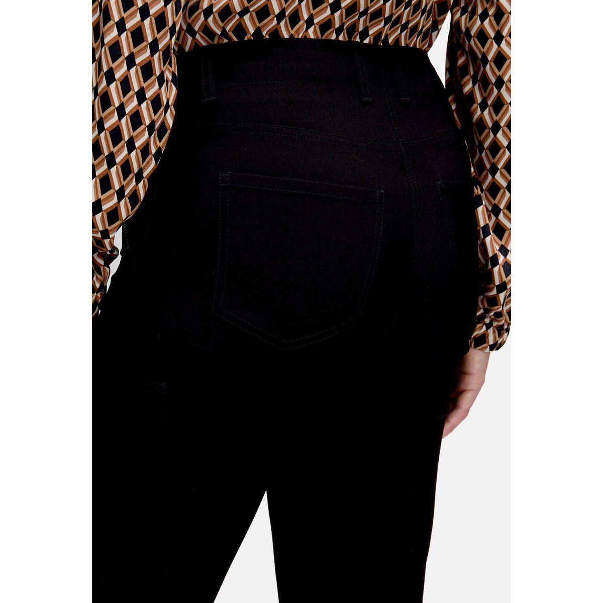 Pantalon casual à fermeture zippée noir, BETTY BARCLAY