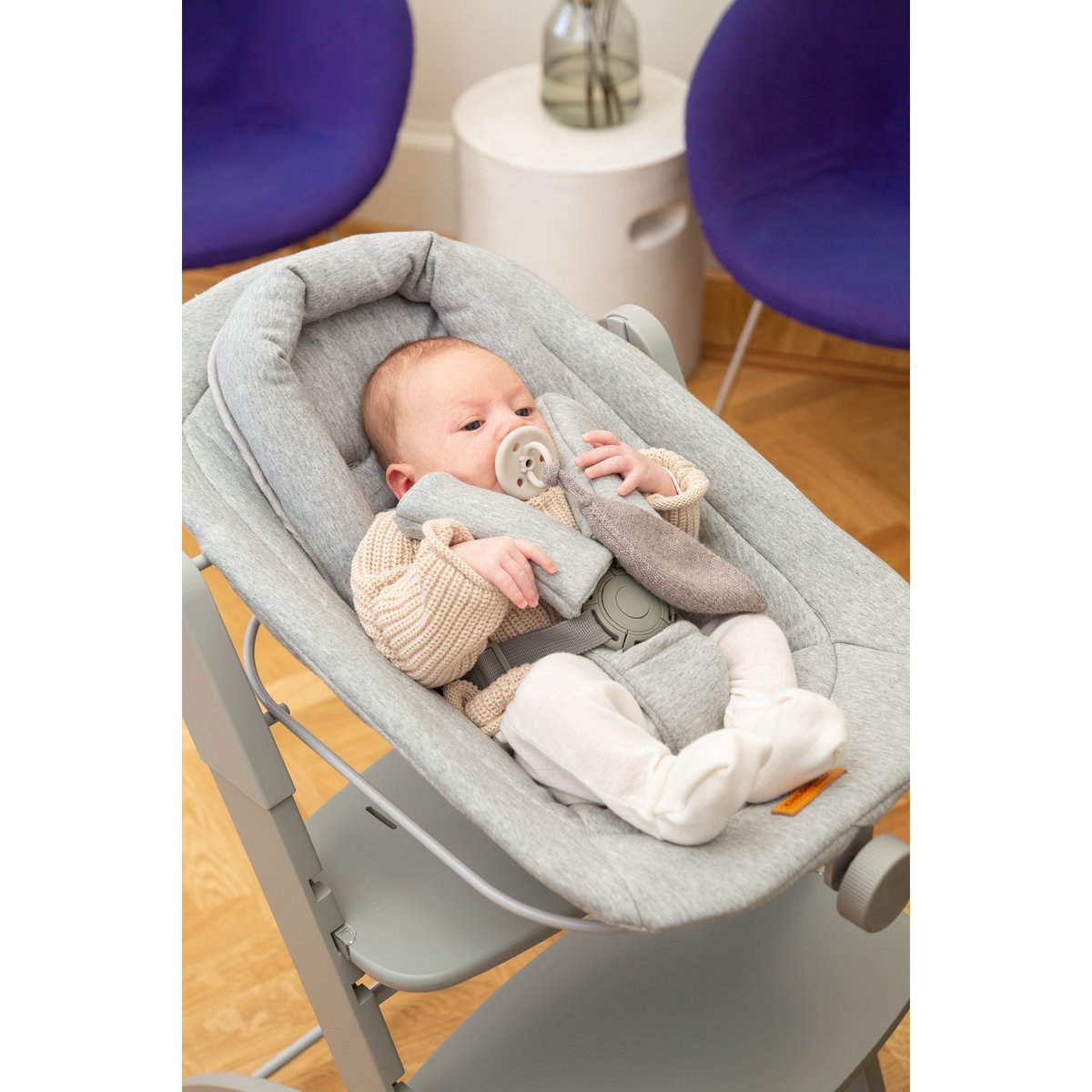 Accessoire chaise haute newborn EVOSIT gris, CHILDHOME
