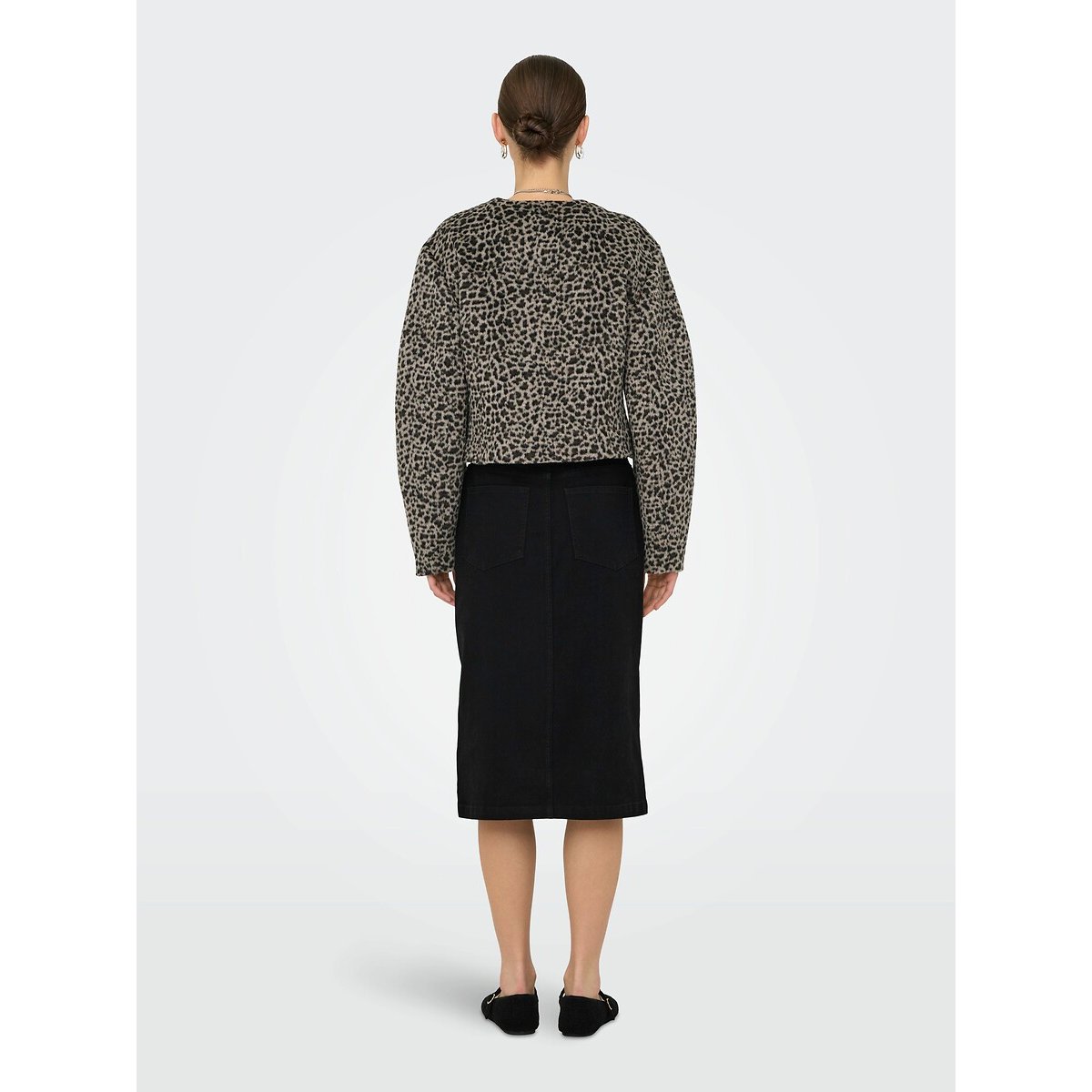 Leopard Print Short Coat leopard print, JDY