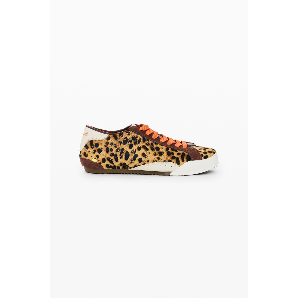 Baskets à imprimé animal 100 % cuir multicolore, DESIGUAL