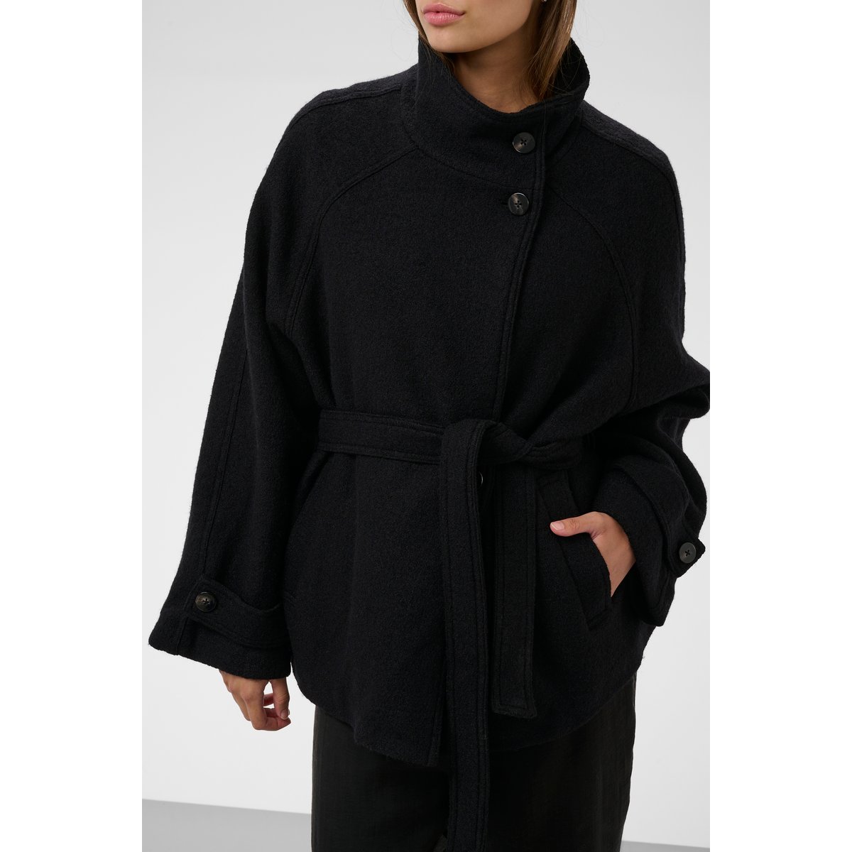 Veste d'extérieur noir, SOAKED IN LUXURY