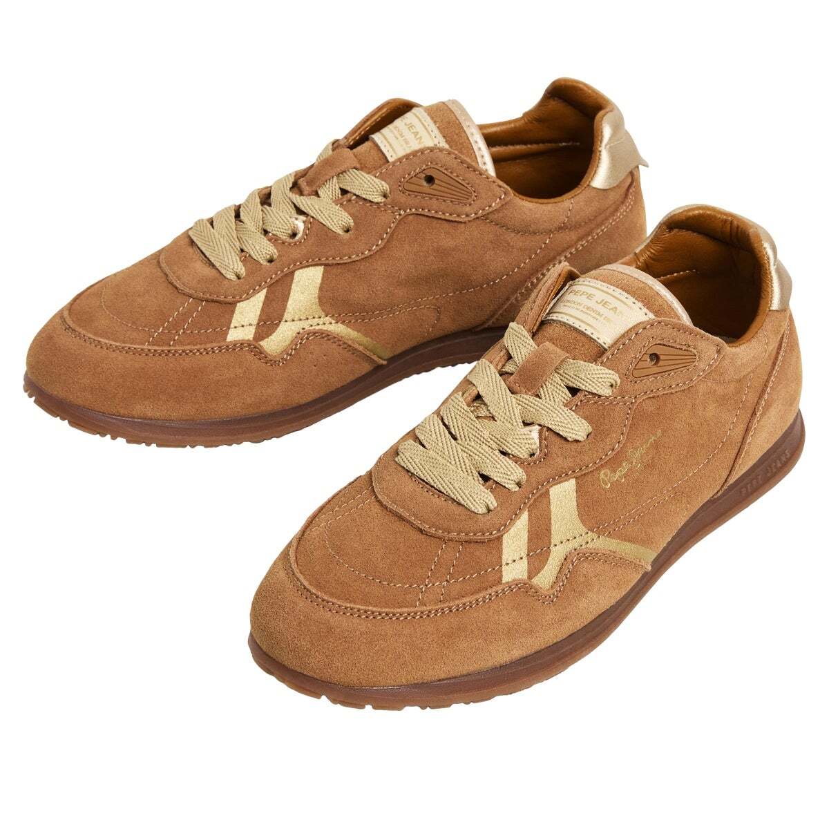 Daze - Baskets Classiques En Daim brun tabac, PEPE JEANS