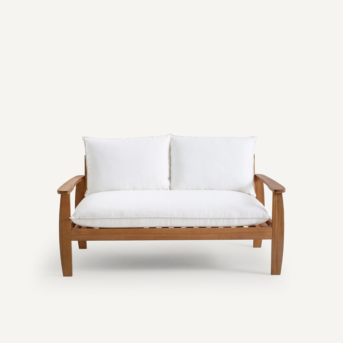 Zetel in acacia, 2-zit Nellia wit, AM.PM