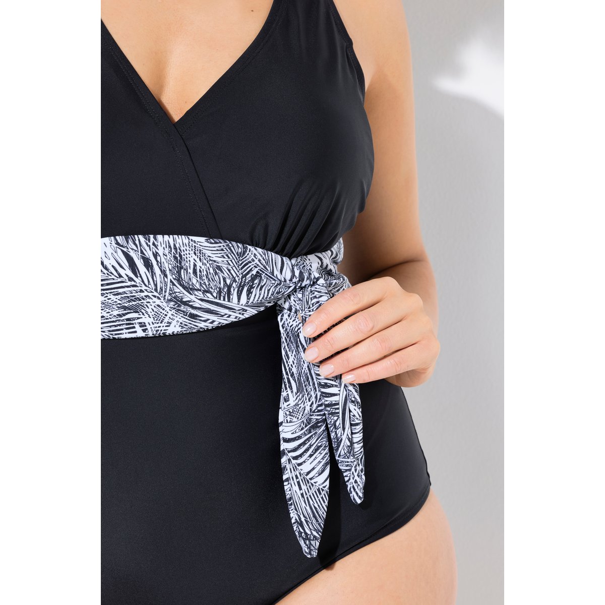 Maillot de bain aspect dos nu. noir, ULLA POPKEN