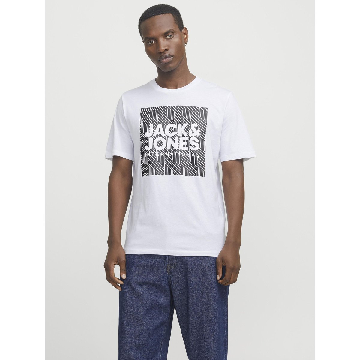 T-Shirt noire - black, JACK & JONES
