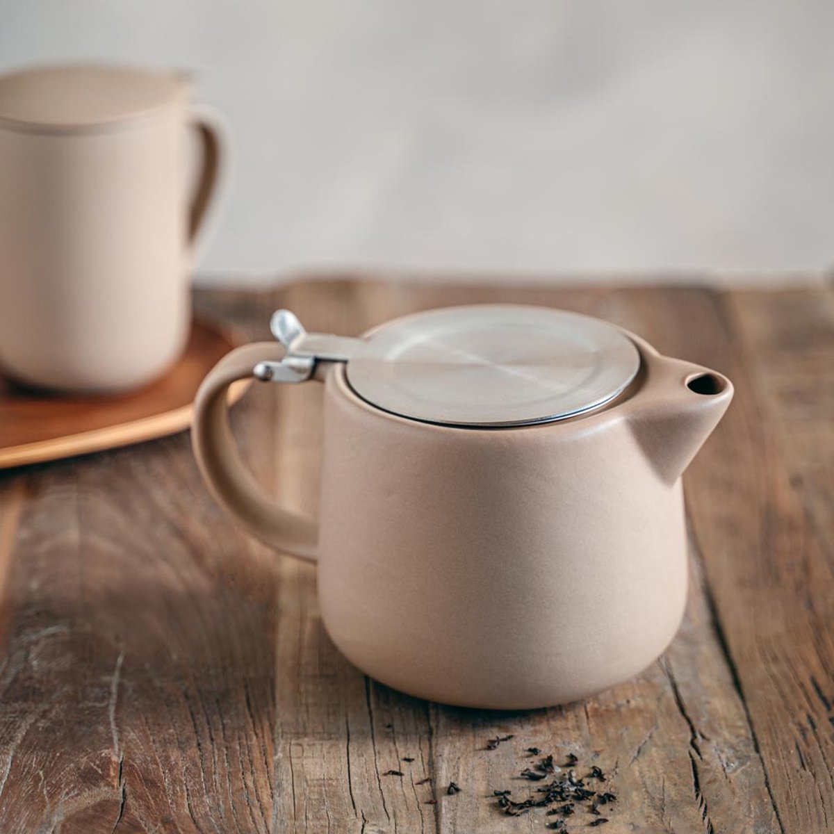 Tisanière Uno mat 47 cl crème / ivoire, TABLE PASSION