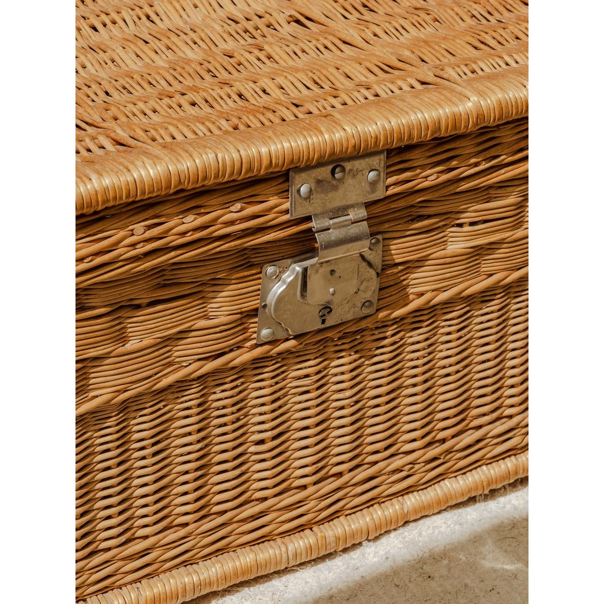 Malle en osier Lucienne N°309 - Bon état beige, DEBONGOUT