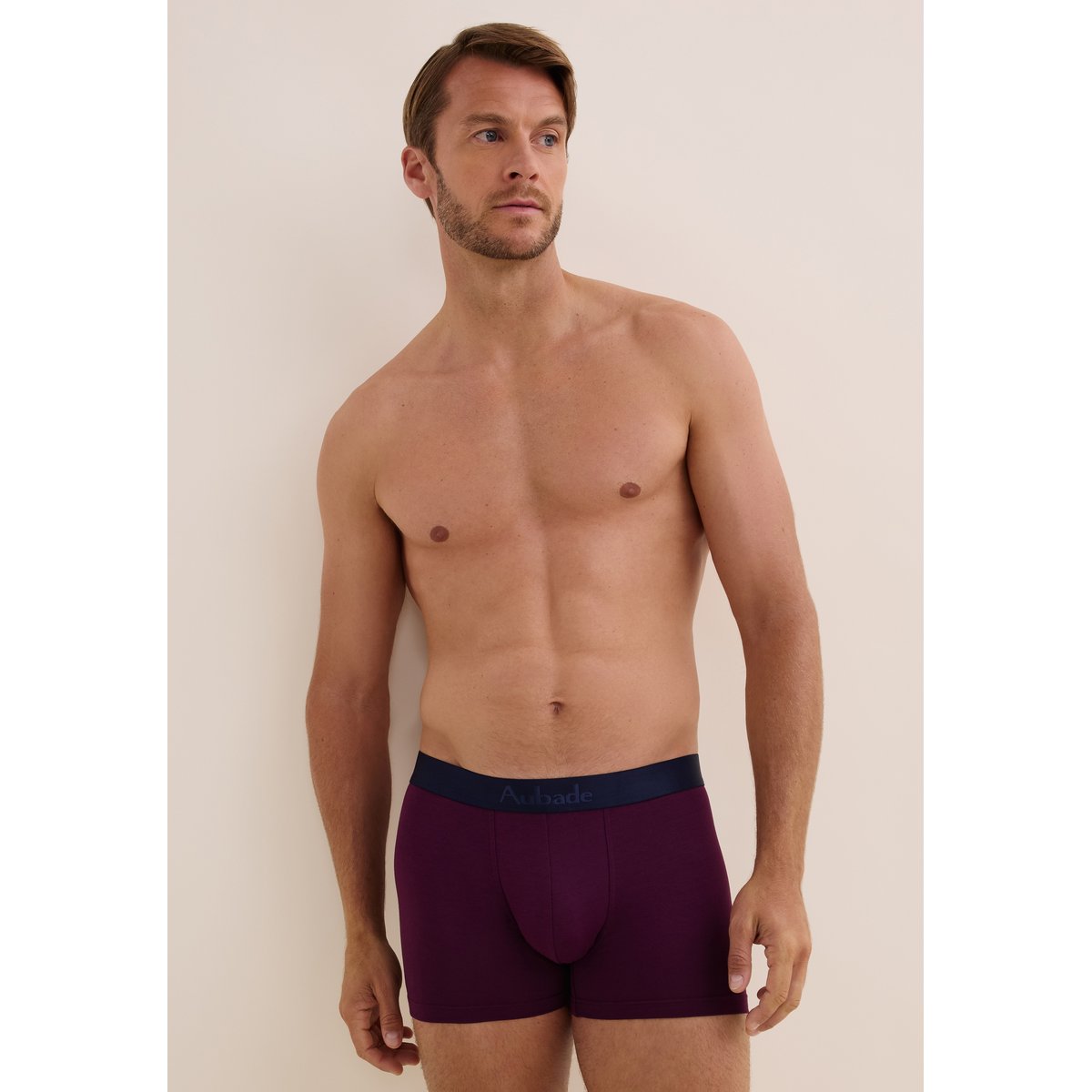 Pack 2 Boxers classiques fleur de boteh, AUBADE
