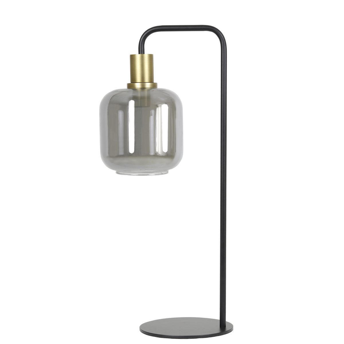 Lampe À Poser Métal LEKAR bronze antique, LIGHT & LIVING