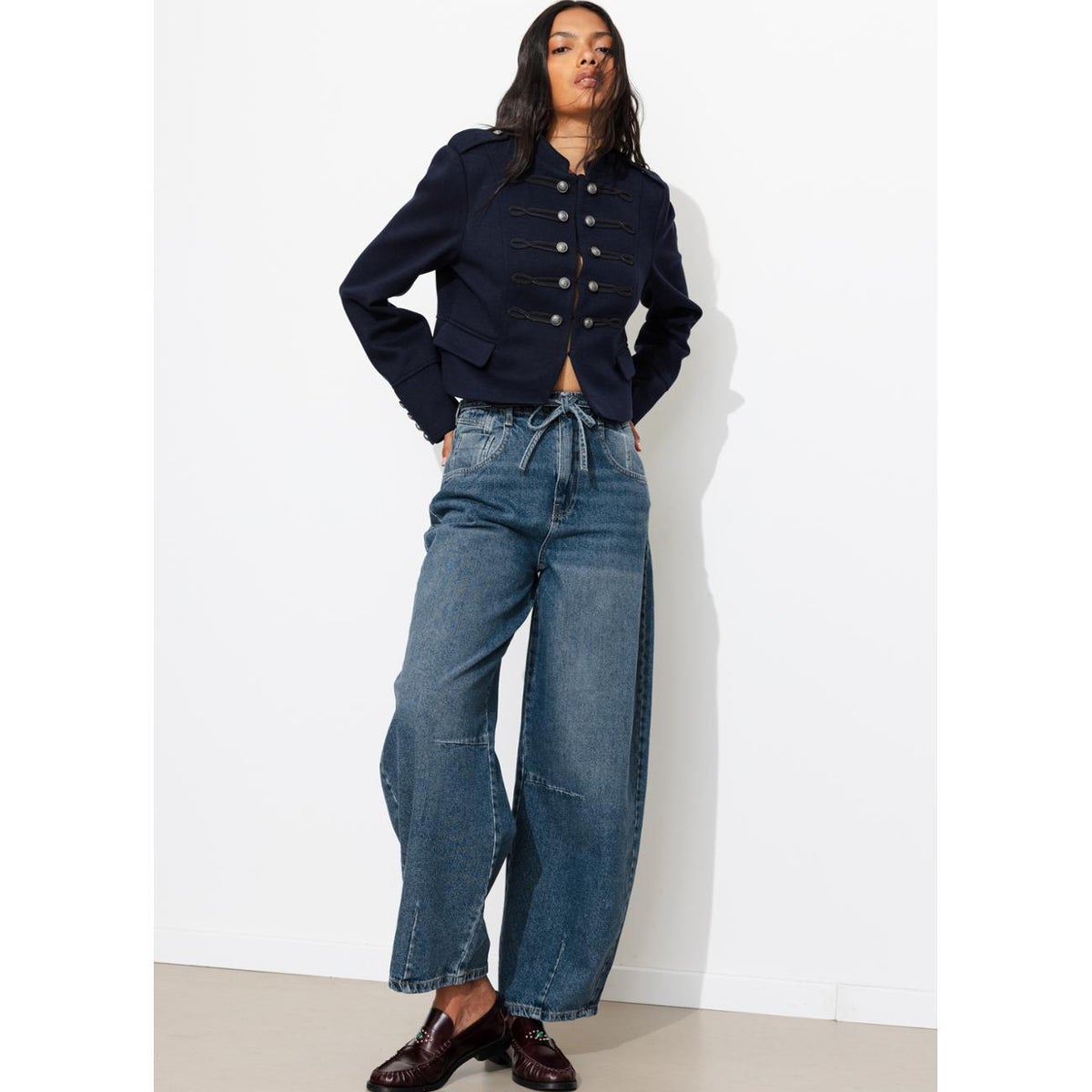 Jean balloon taille haute jean brut, PROMOD