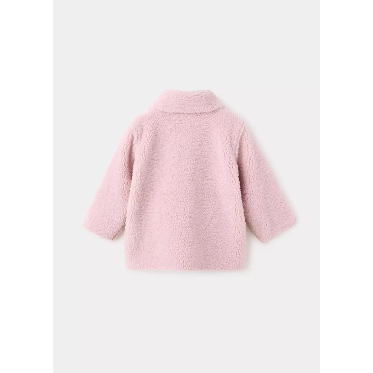 Manteau imitation mouton réversible rose, MANGO BABY