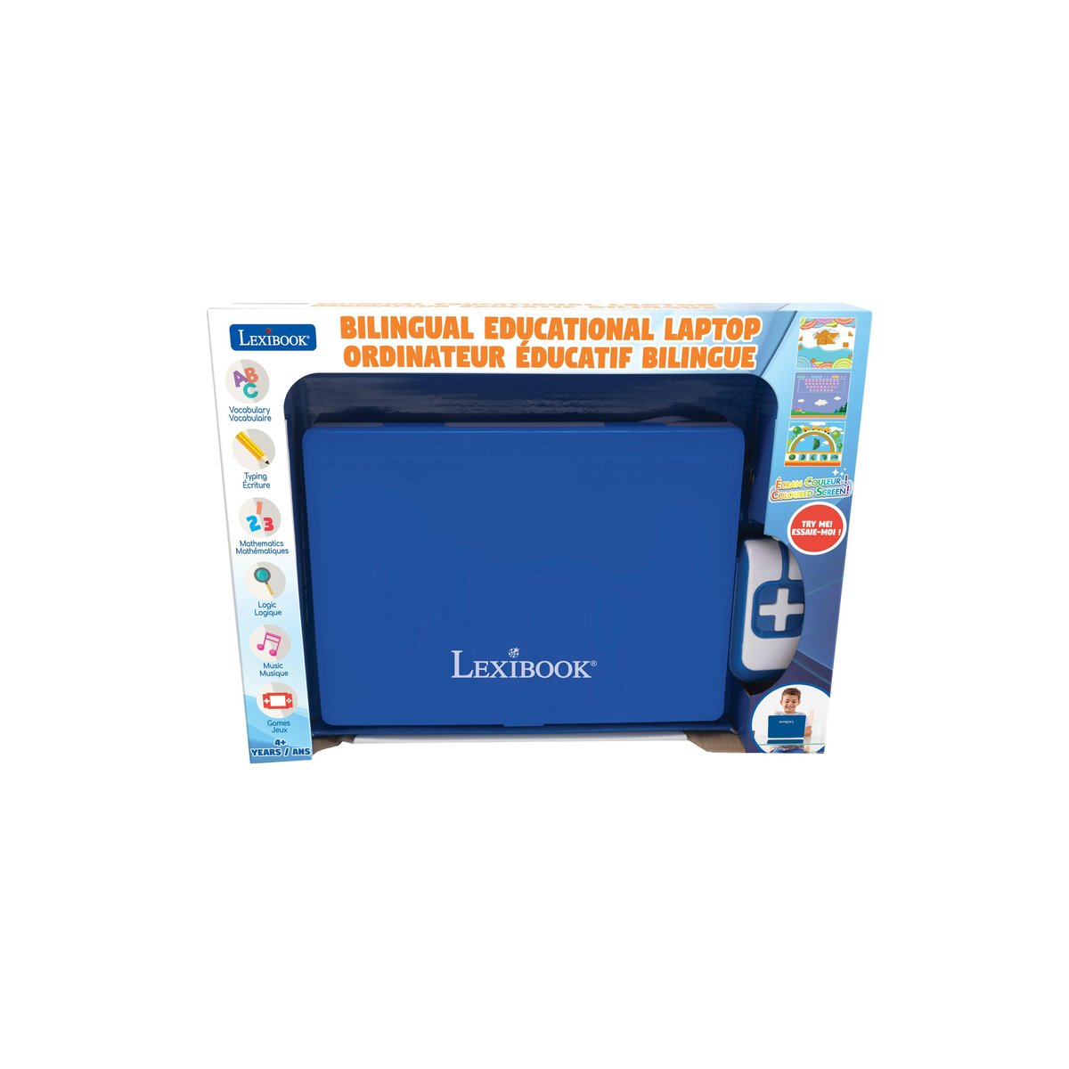 Ordinateur éducatif français-anglais bleu, LEXIBOOK