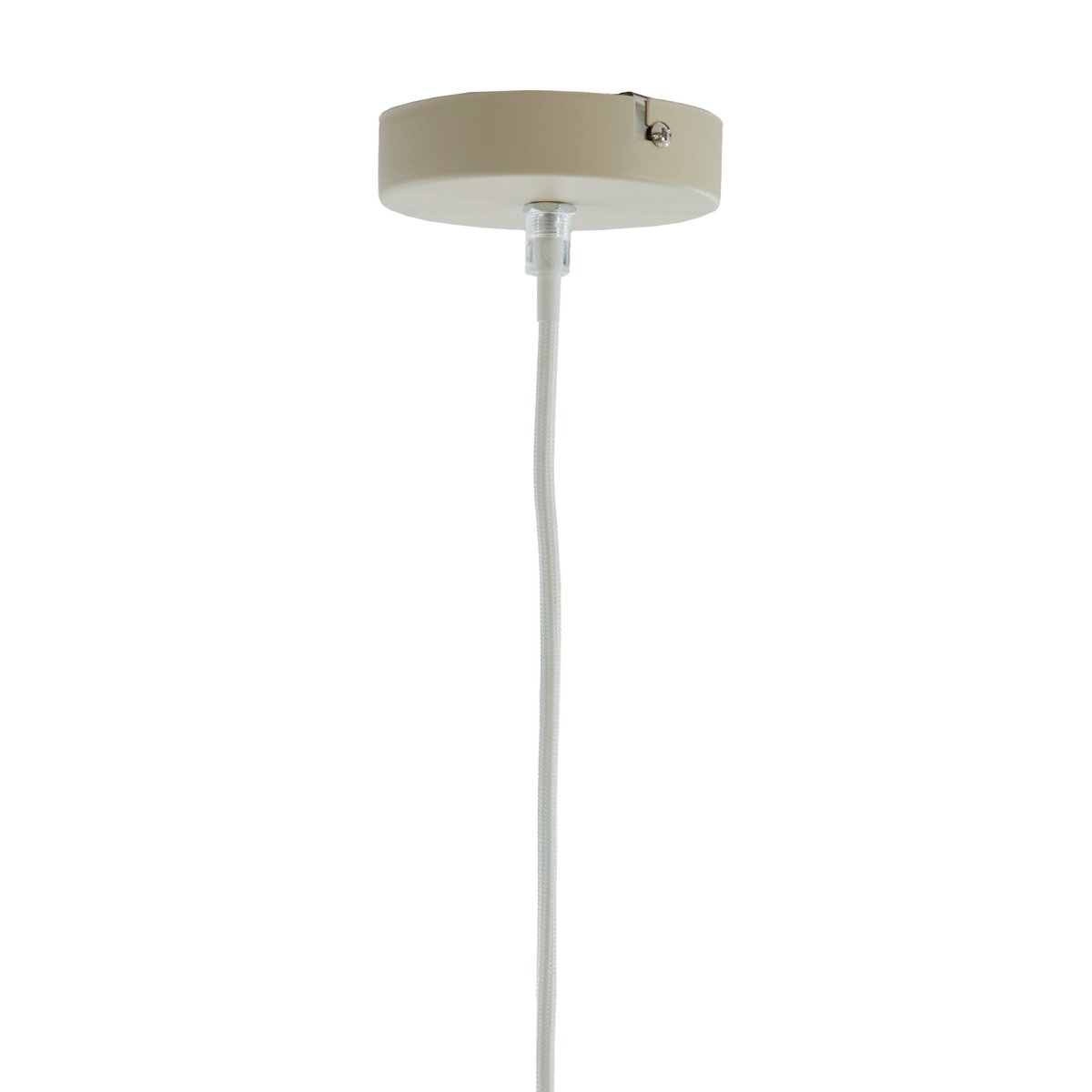 Lampe Suspendue Textiles SUKAU crème, LIGHT & LIVING 