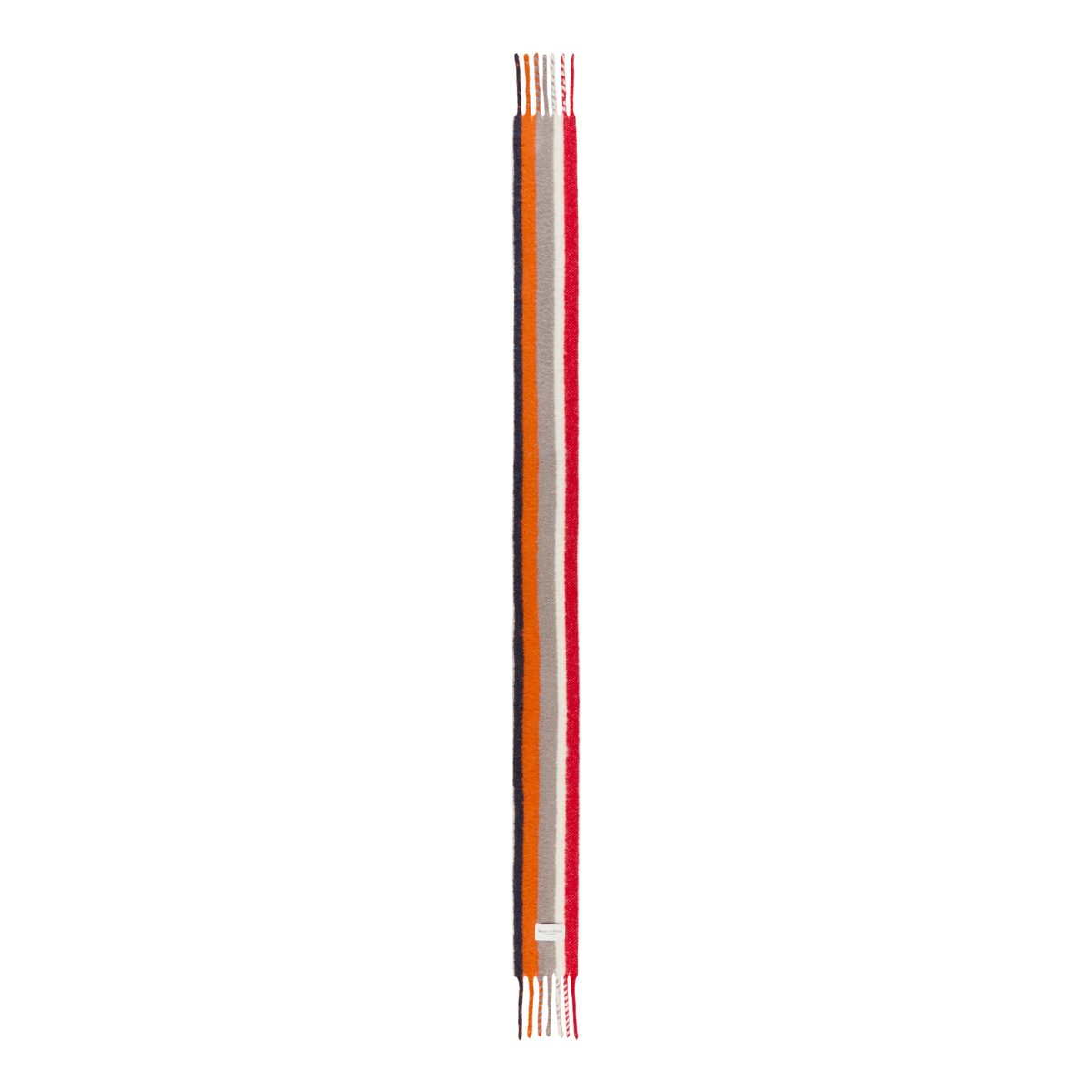 écharpe en laine avec de longues franges rouge, MARC O'POLO