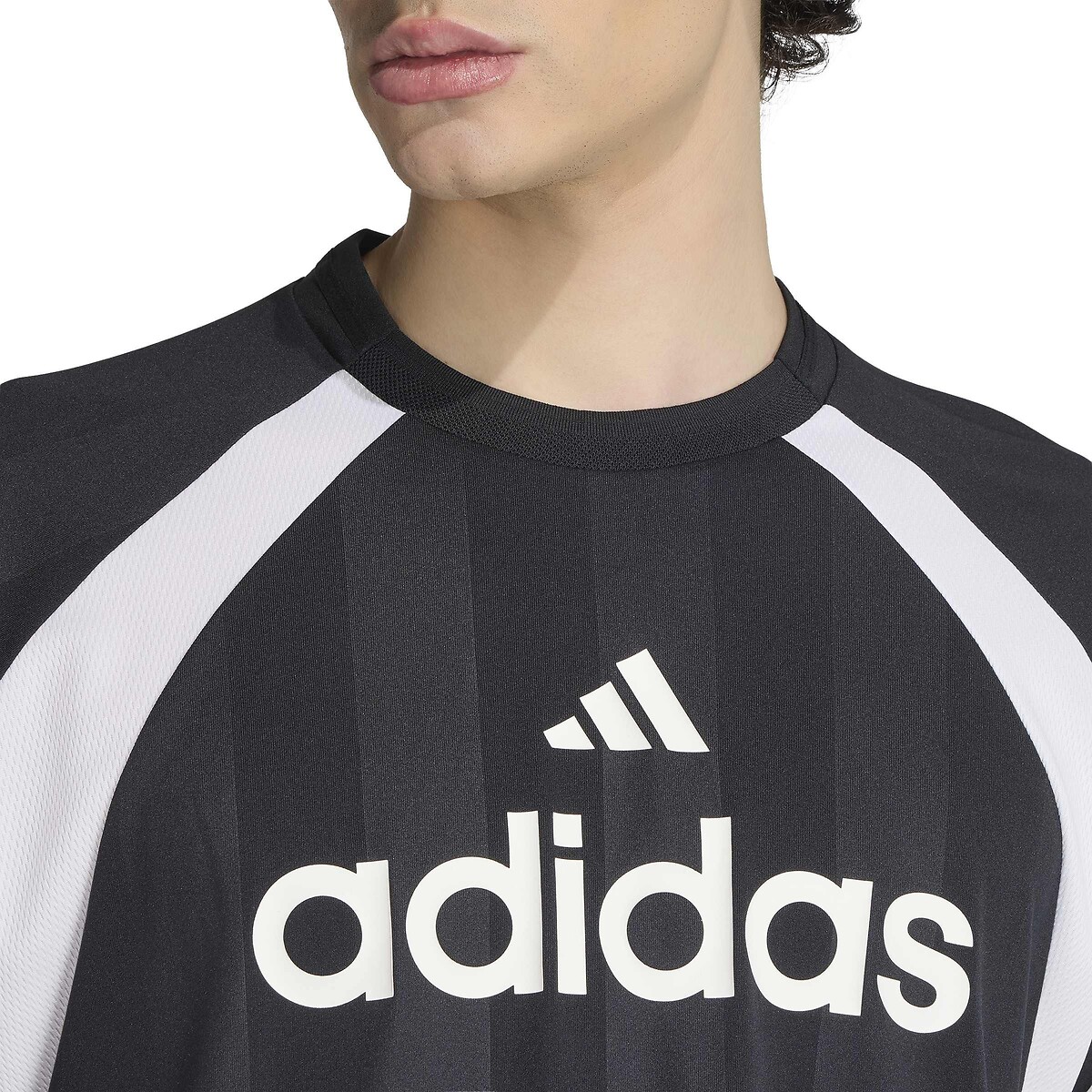 T-shirt manches courtes, en jersey, HOUSE OF TIRO noir, ADIDAS SPORTSWEAR