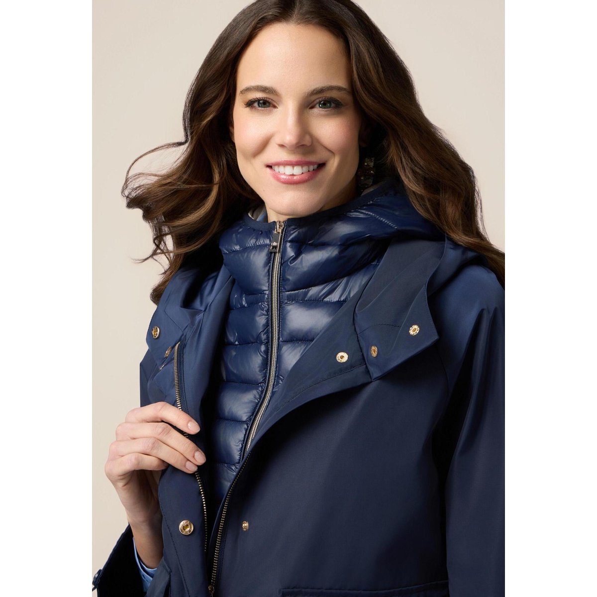 Veste combinée bleu, OLTRE