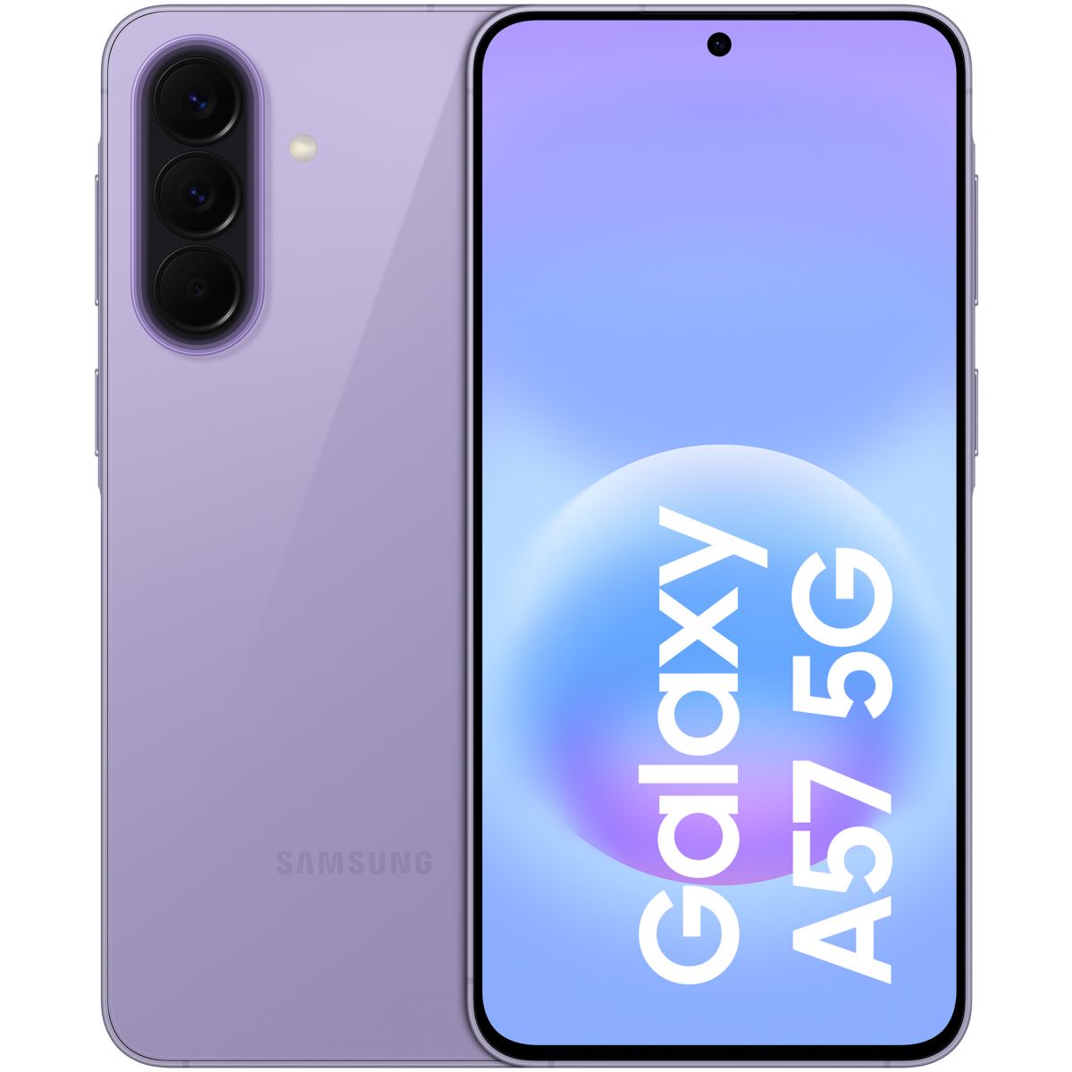 Smartphone Galaxy A57 5G 256Go Lavande couleur unique, SAMSUNG