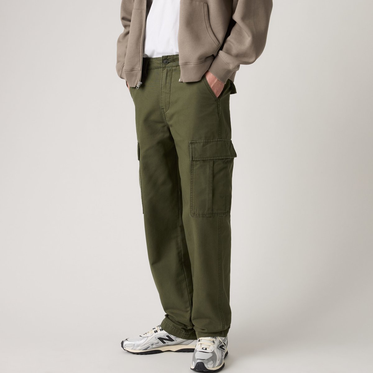 Pantalon XX Cargo Straight Lightweight vert - forest night, LEVI'S