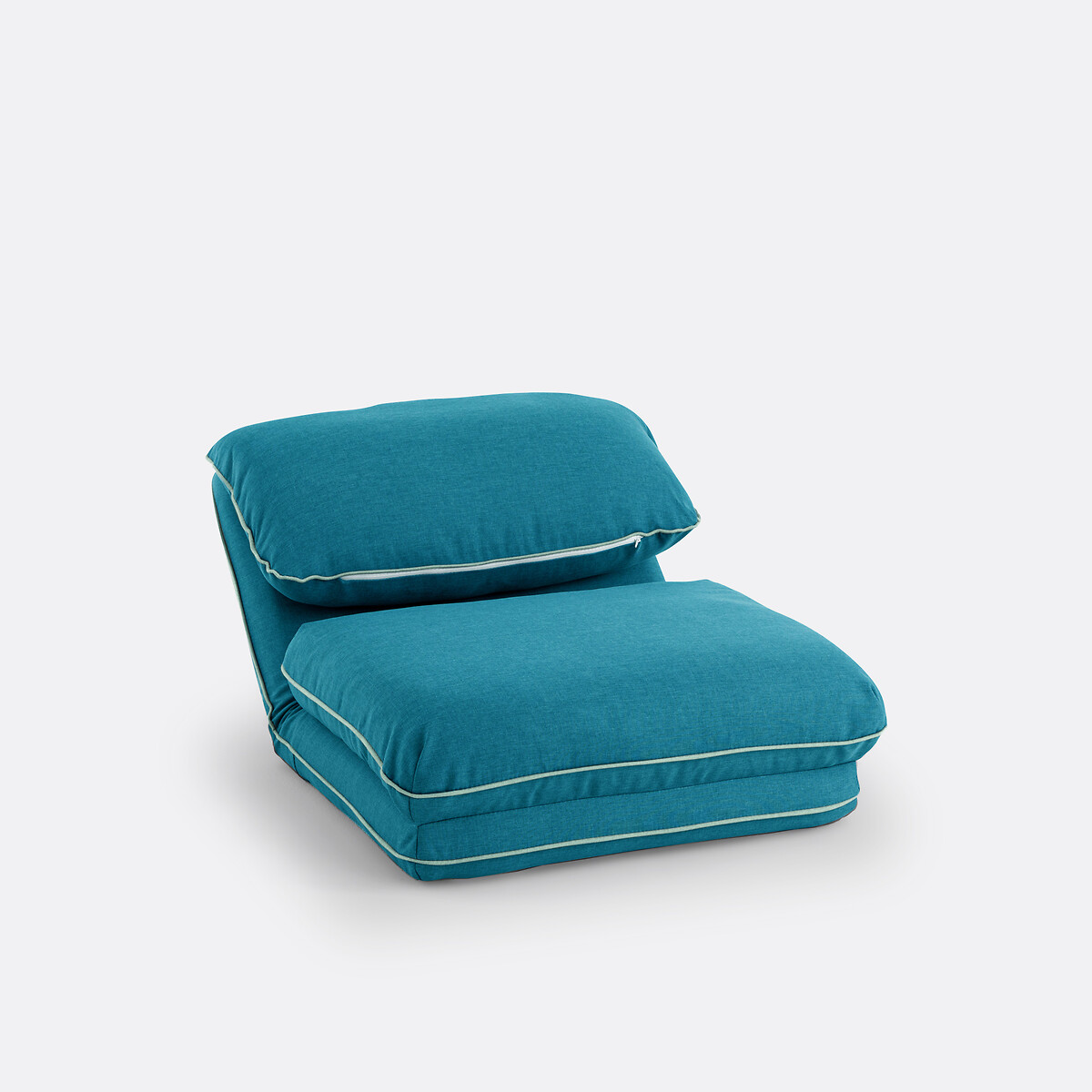 Chauffeuse multi-position ESERITA bleu canard, LA REDOUTE INTERIEURS