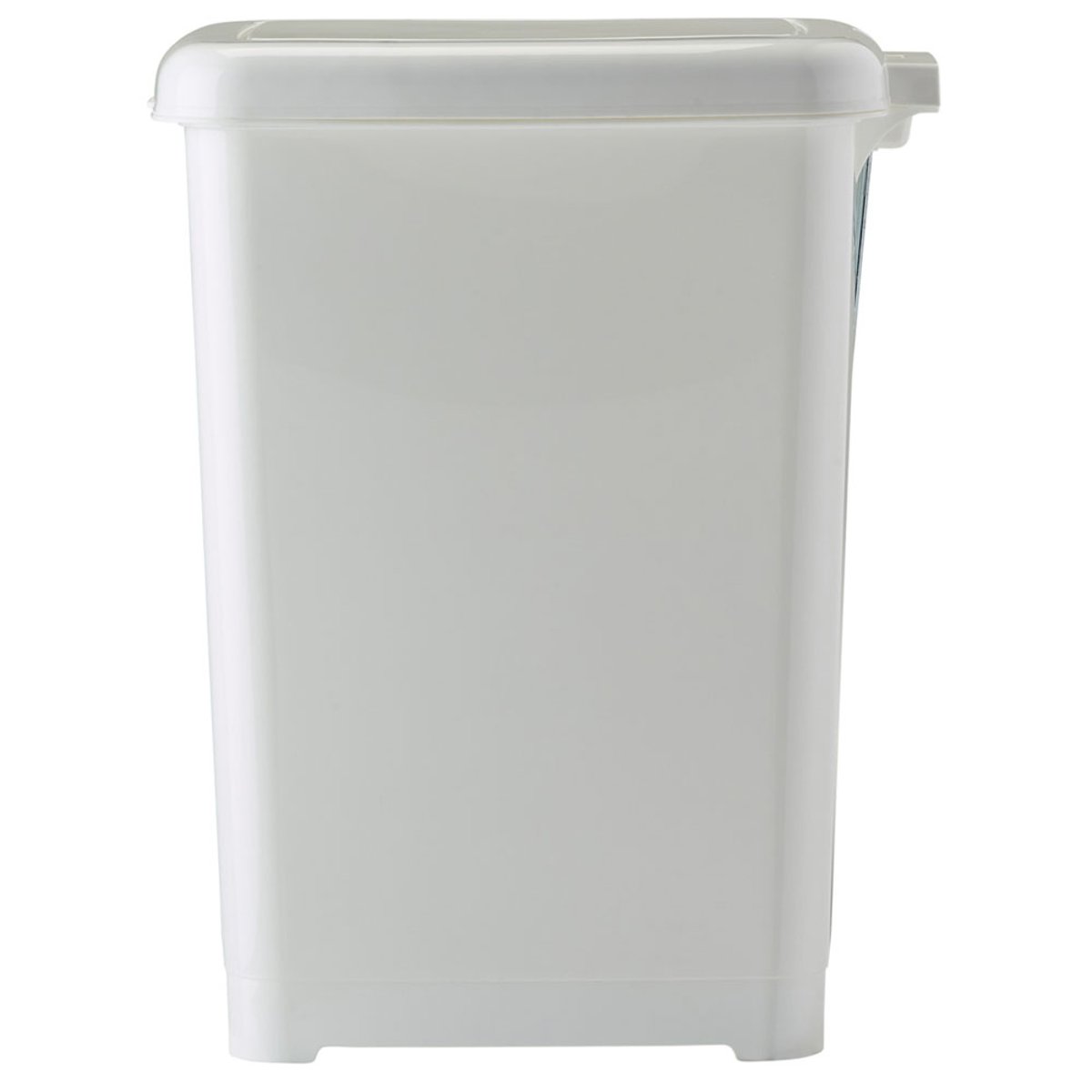 Poubelle de salle de bains à pédale 15L - CUBO plastique blanc, ROSSIGNOL